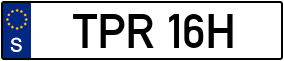 Truck License Plate